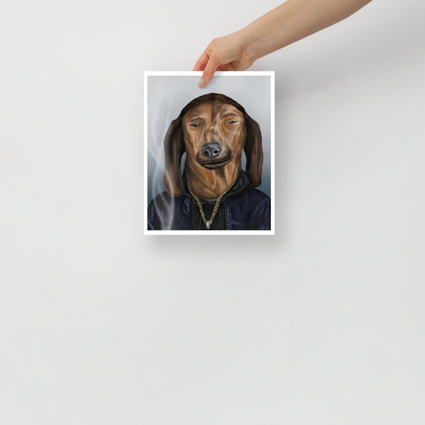 Floop Dog Doppelganger Print, 8"x10"